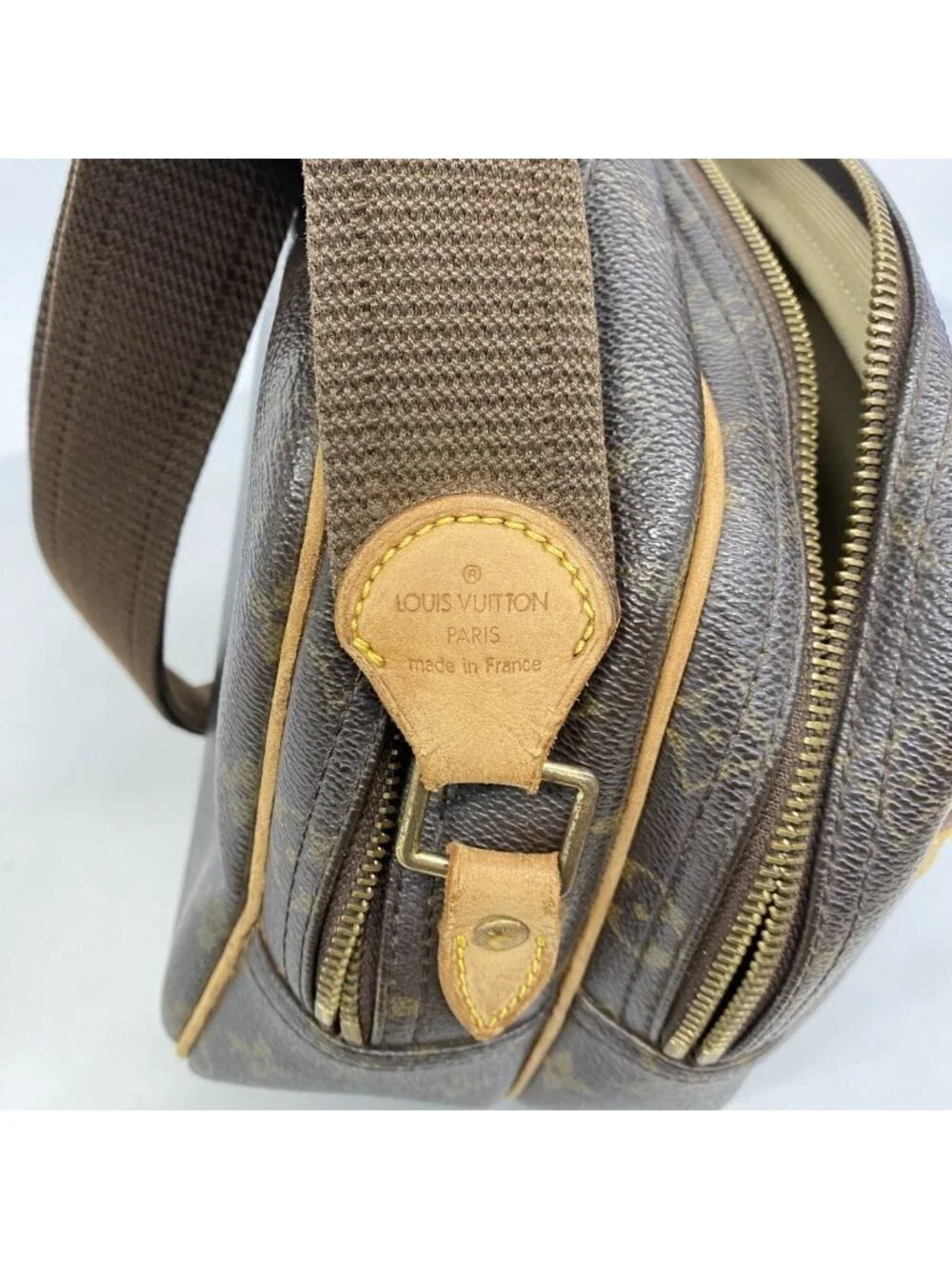 Louis Vuitton Shoulder Bag Monogram Reporter PM Brown